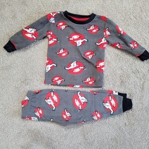 Ghostbusters fleece pjs, 2t